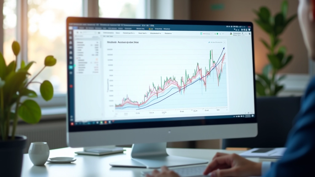 Écran d'ordinateur affichant une courbe de taux en ligne avec des données mises à jour en temps réel et plusieurs points de maturité