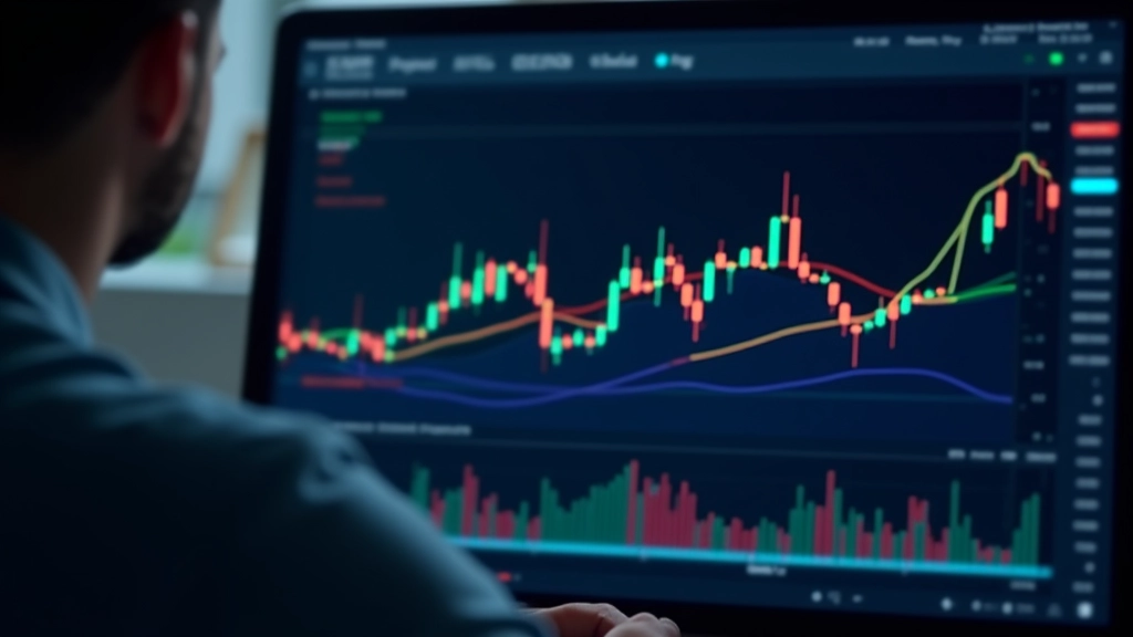 Écran montrant des courbes de taux graphiques
